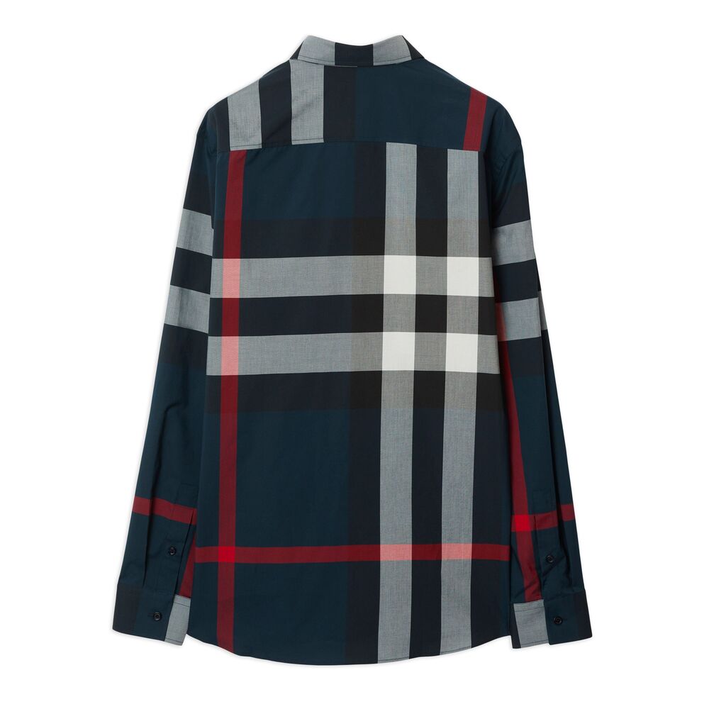 Classic Black Check Cotton Shirt