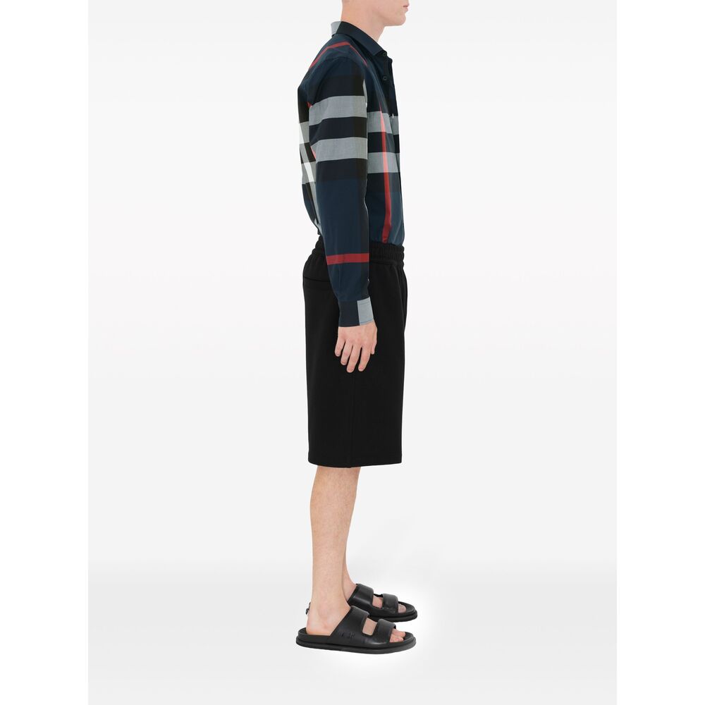 Classic Black Check Cotton Shirt