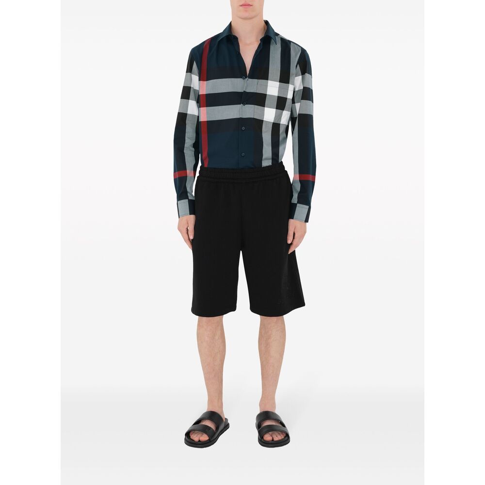 Classic Black Check Cotton Shirt