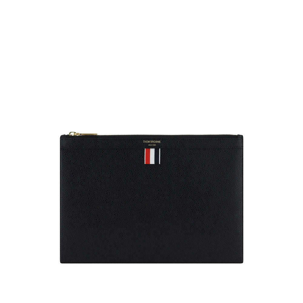 Black Ribbon Leather Tote