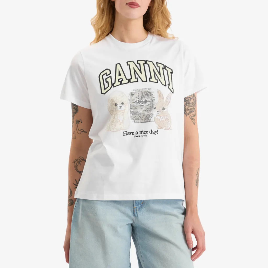 Ganni Animal T-Shirt