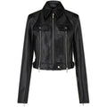 Streamlined Calf Leather Jacket