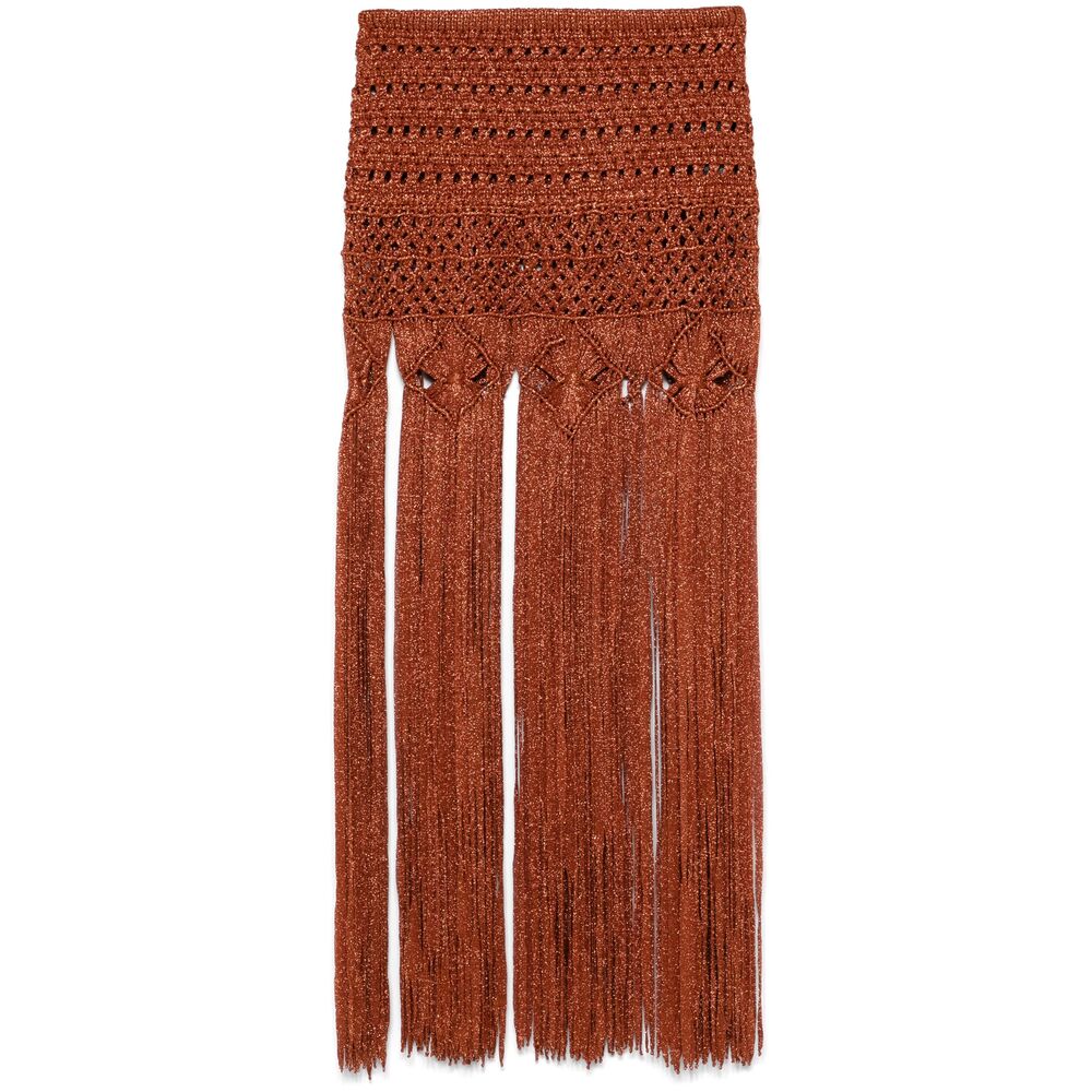 Rust Brown Elastic Waist Coat