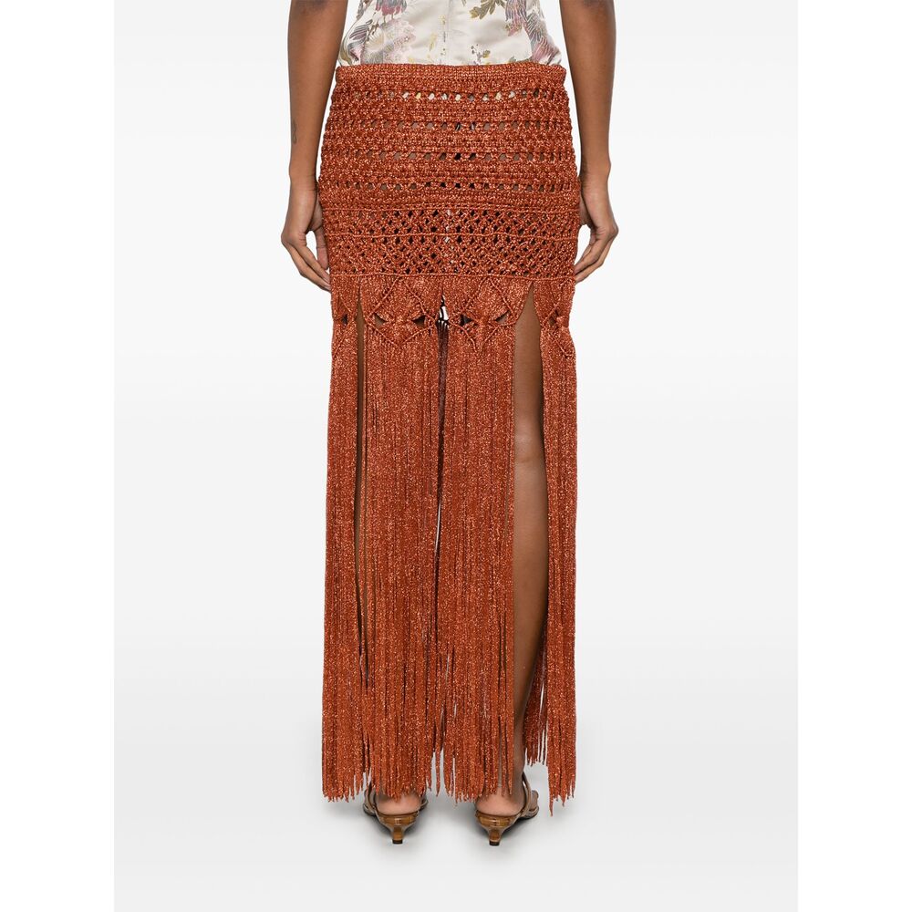 Rust Brown Elastic Waist Coat