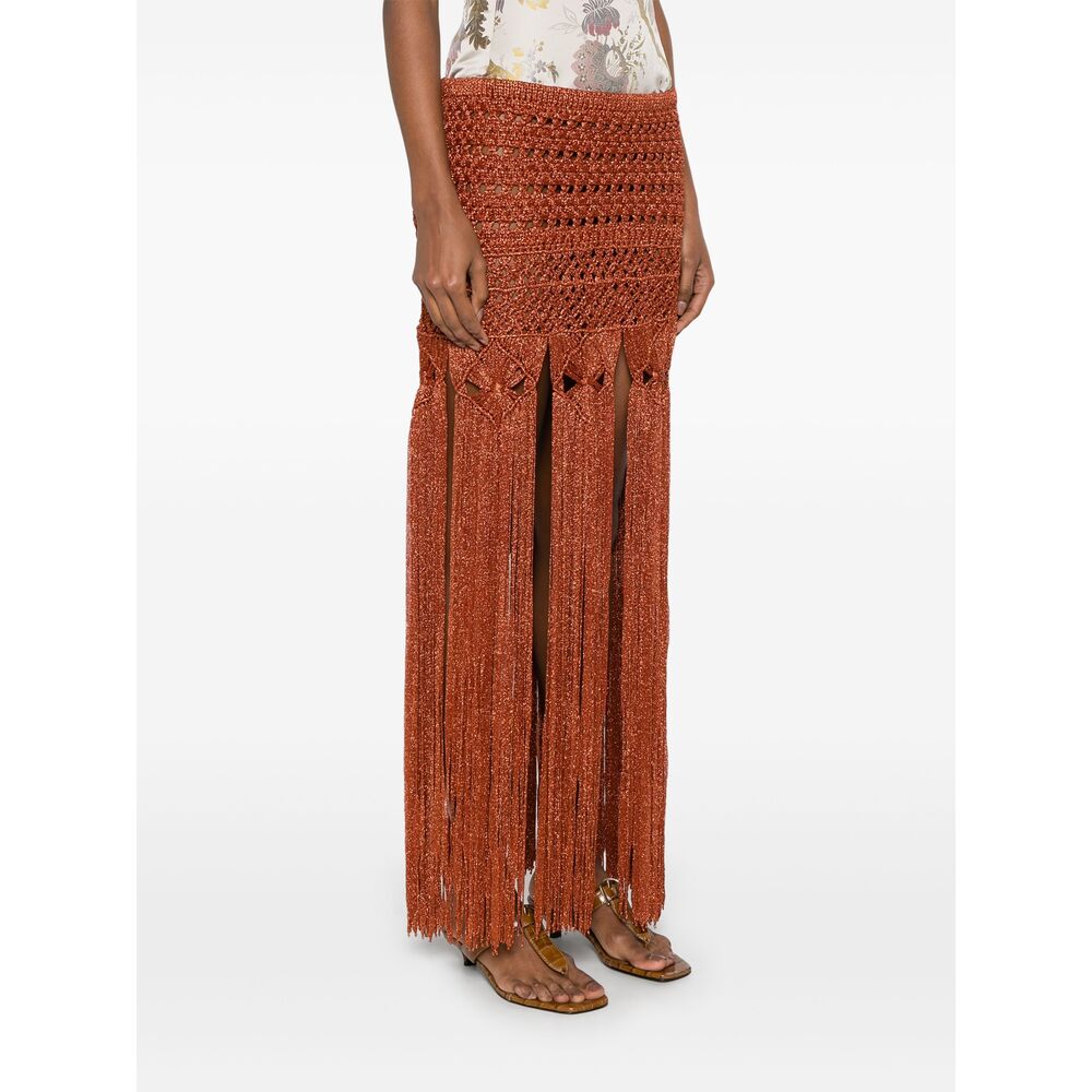 Rust Brown Elastic Waist Coat