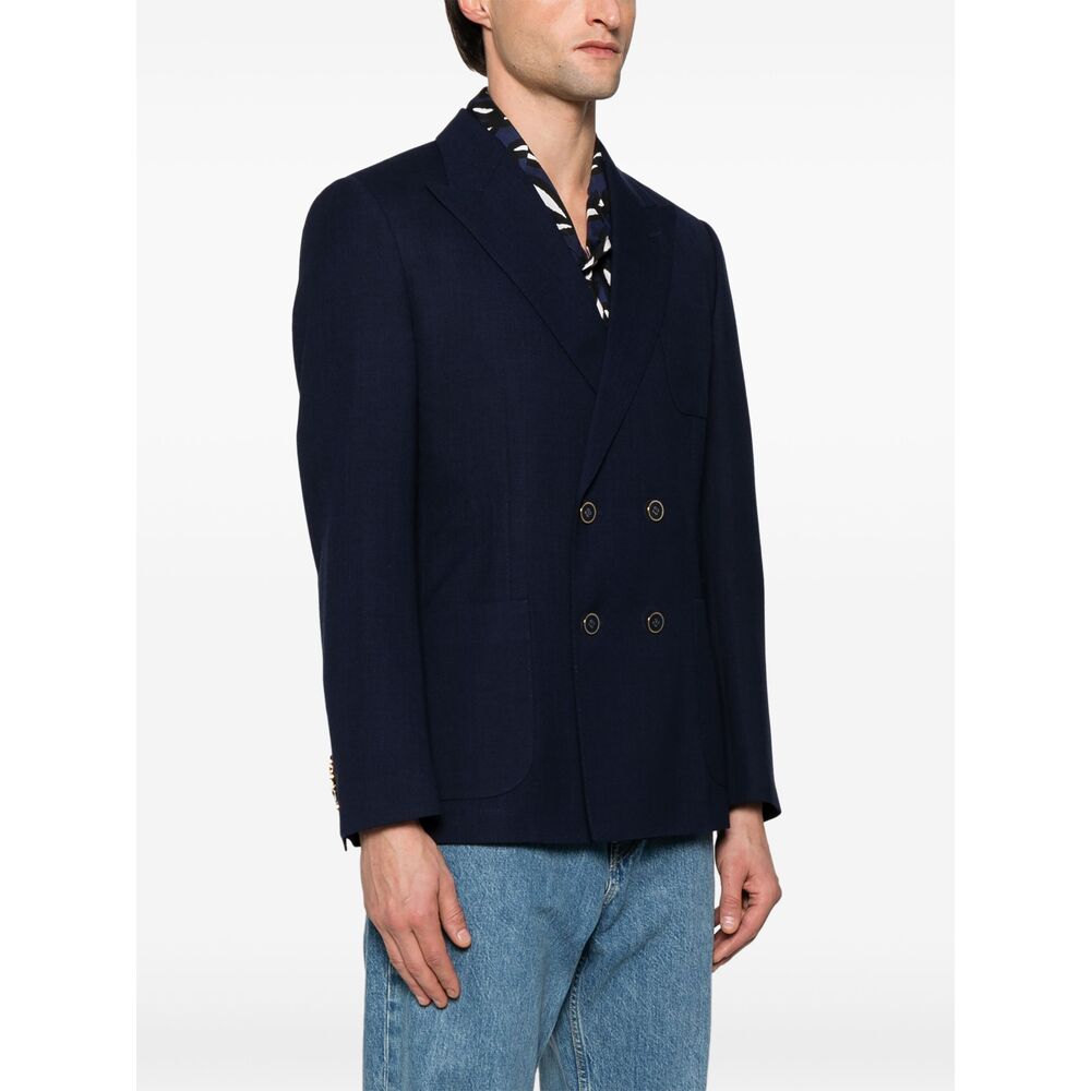 Double-breasted Wool Suit