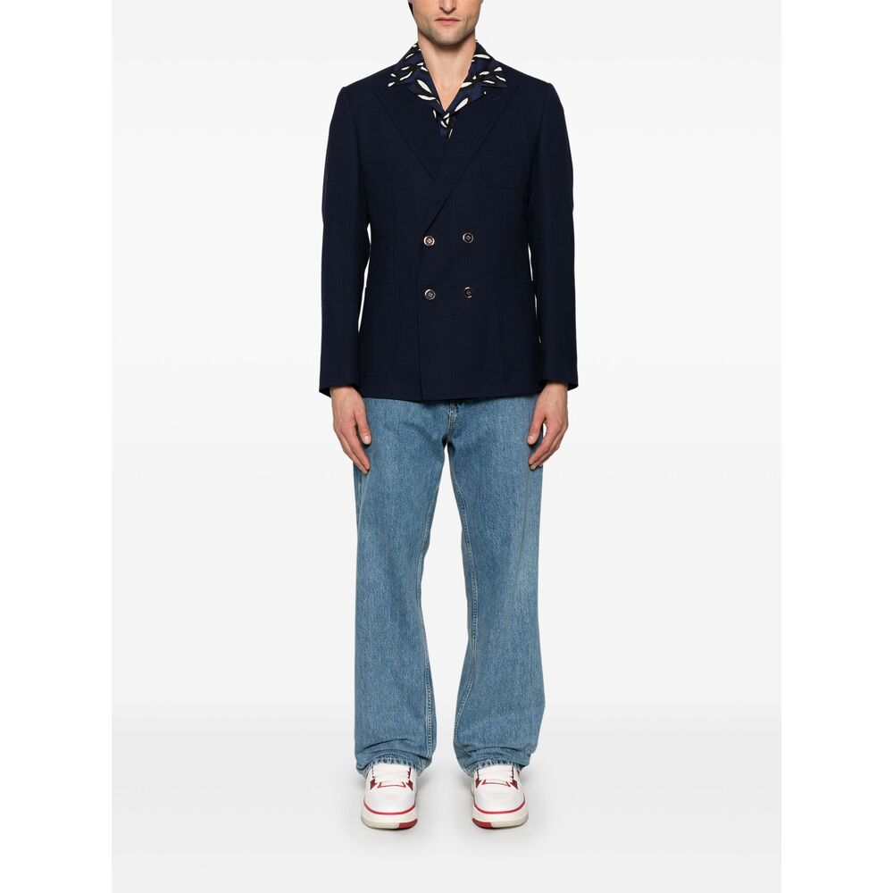 Double-breasted Wool Suit