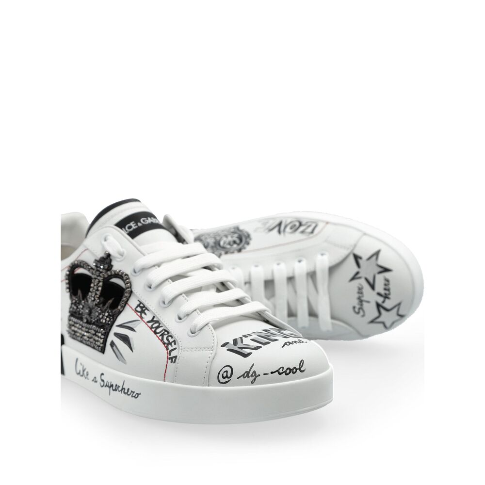 Calf Leather Lace-up Flat