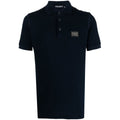 Navy Piqu Polo Shirt