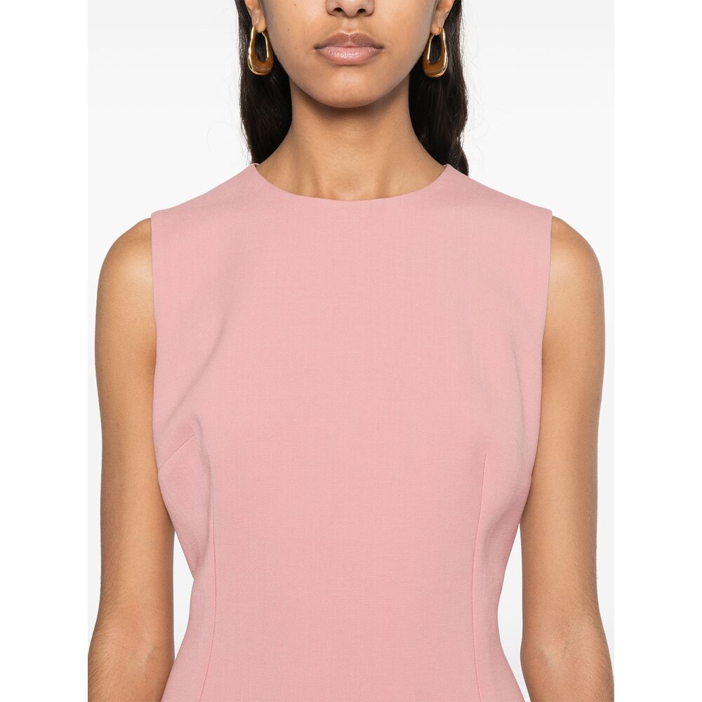 Salmon Silk Wrap Top