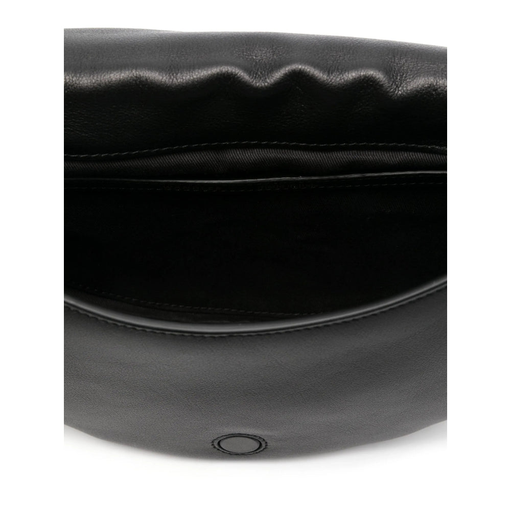 Magnetic Leather Satchel