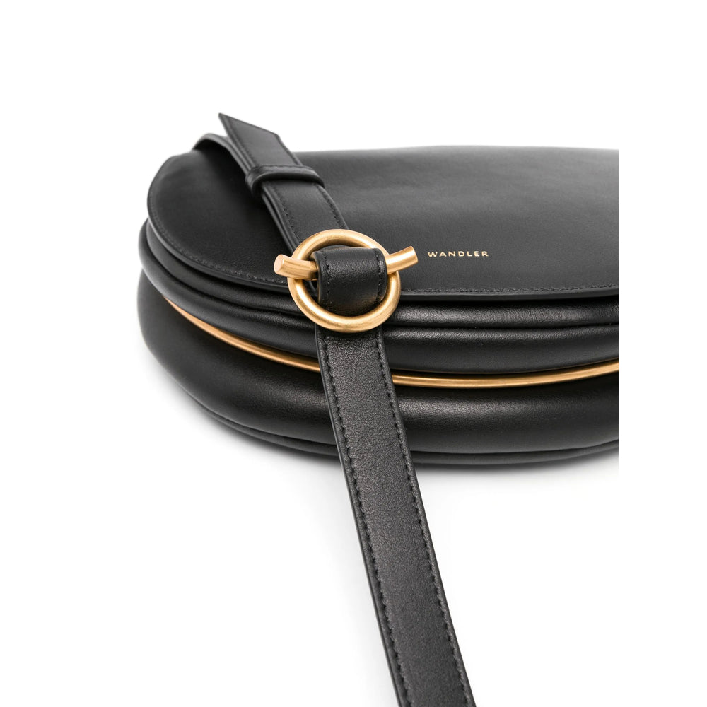 Magnetic Leather Satchel