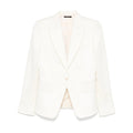 Silk Wool Blend Blazer