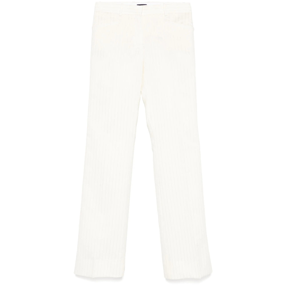 Silk Wool Blend Trousers