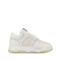 White Perforated Lace-up Boot