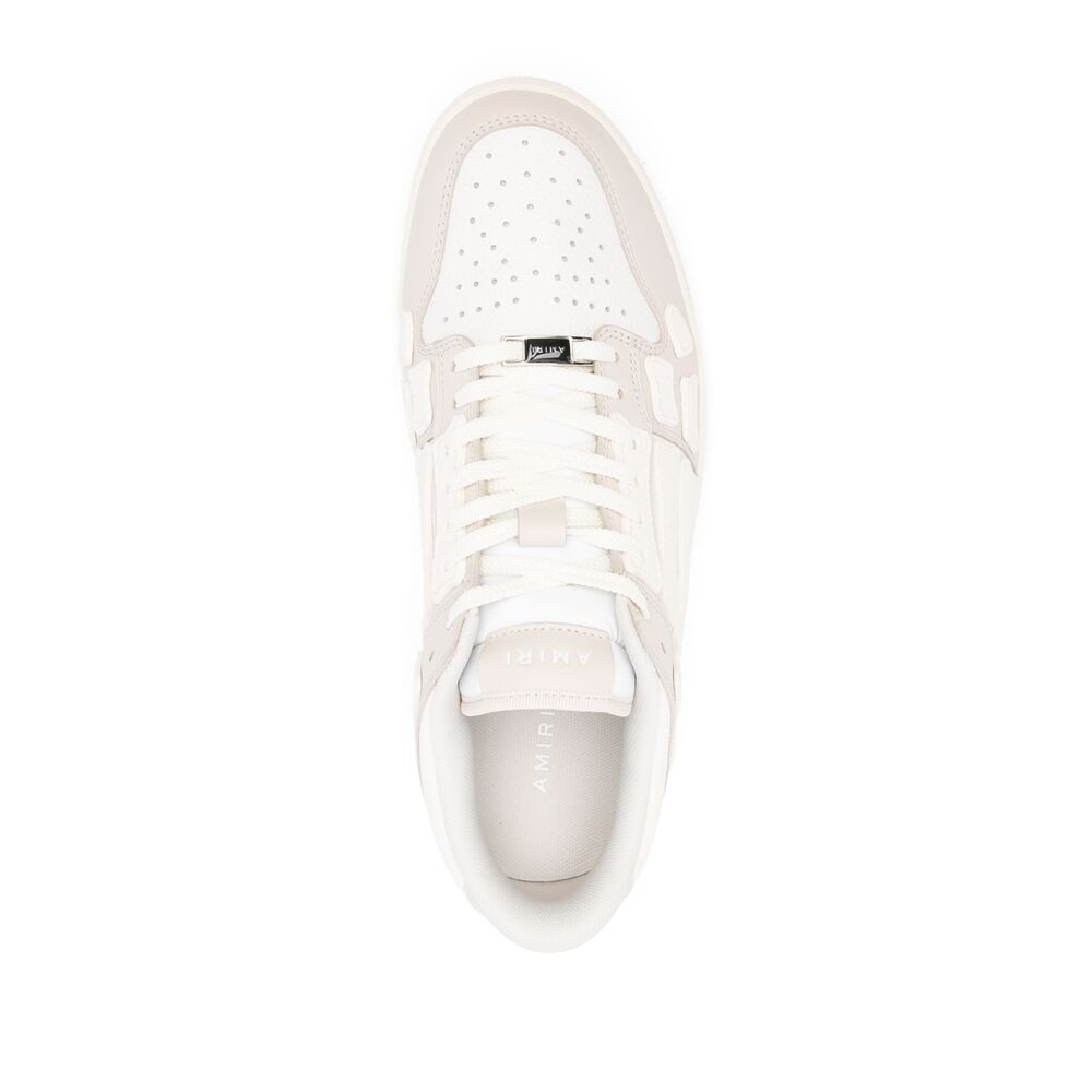 Beige Calf Leather Lace-up Dress Shoe