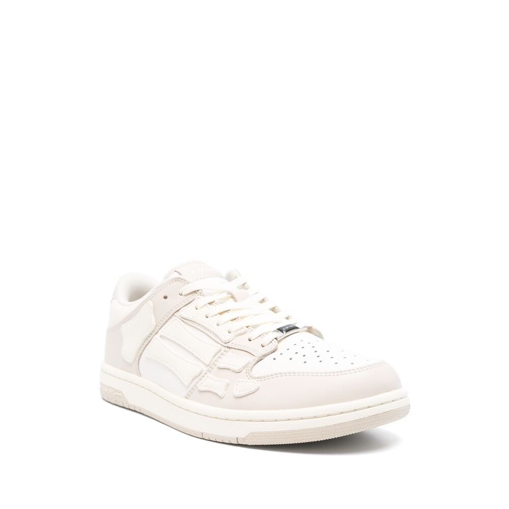 Beige Calf Leather Lace-up Dress Shoe