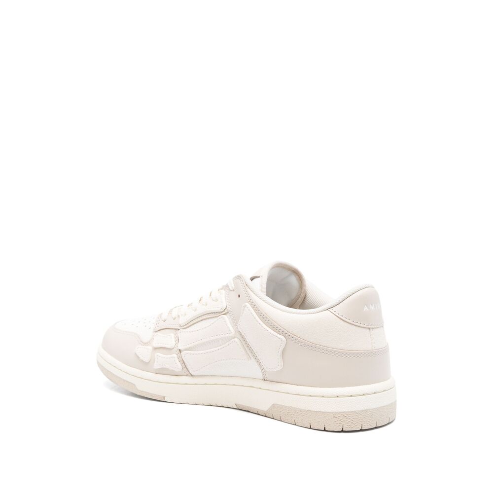 Beige Calf Leather Lace-up Dress Shoe