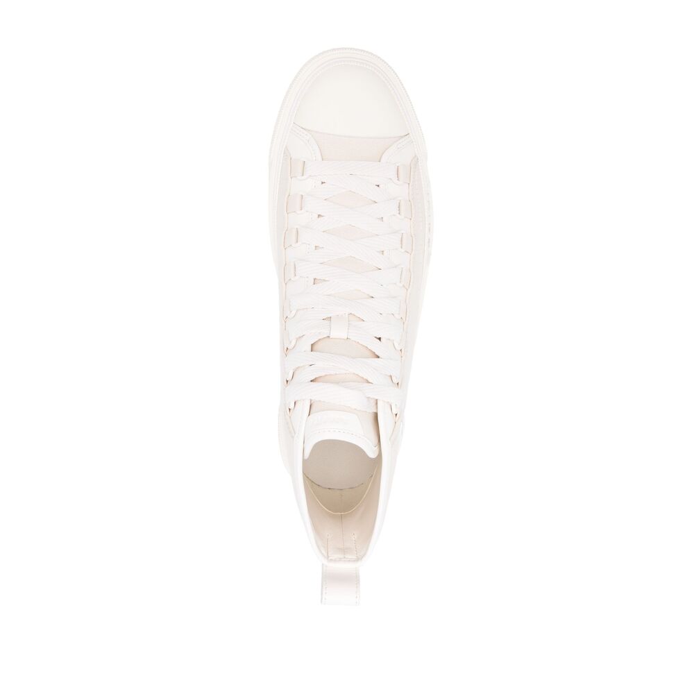 Light Beige Lace-up Flat