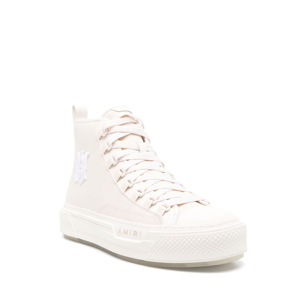 Light Beige Lace-up Flat