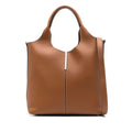 Calf Leather Ochre Satchel