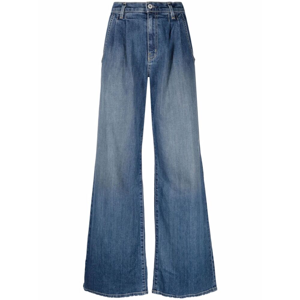 Mid-rise Classic Blue Twill