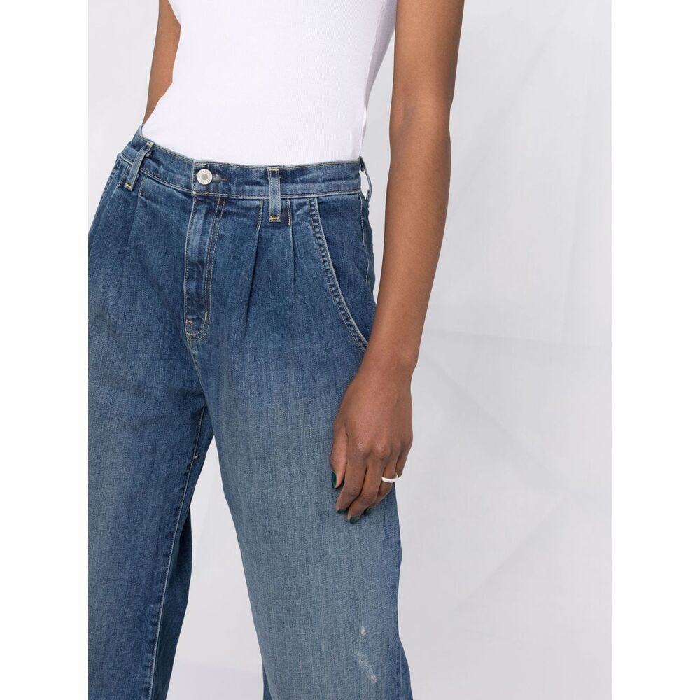 Mid-rise Classic Blue Twill
