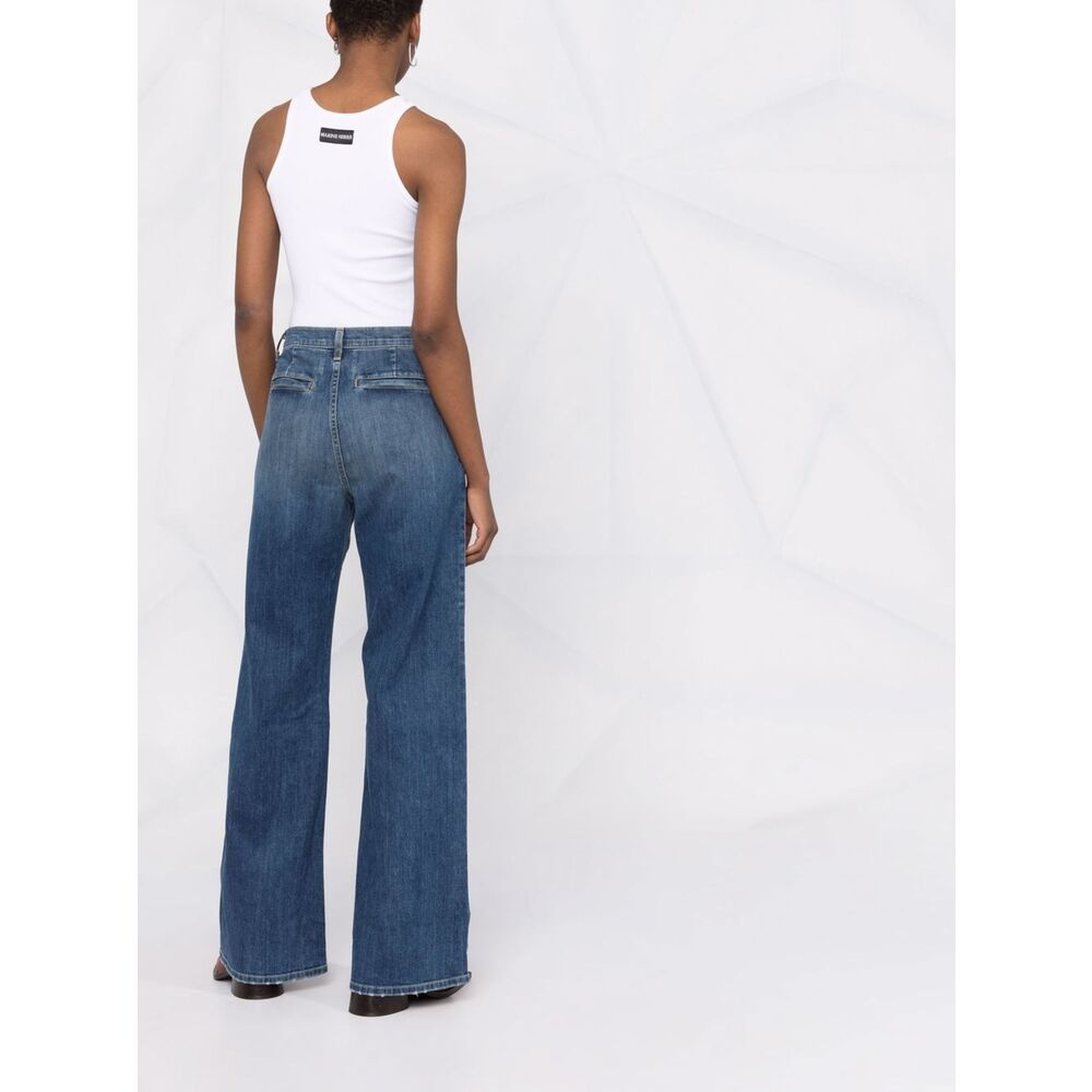 Mid-rise Classic Blue Twill