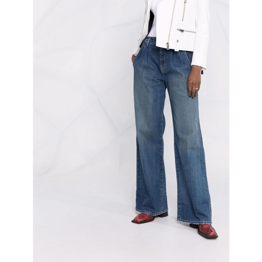 Mid-rise Classic Blue Twill
