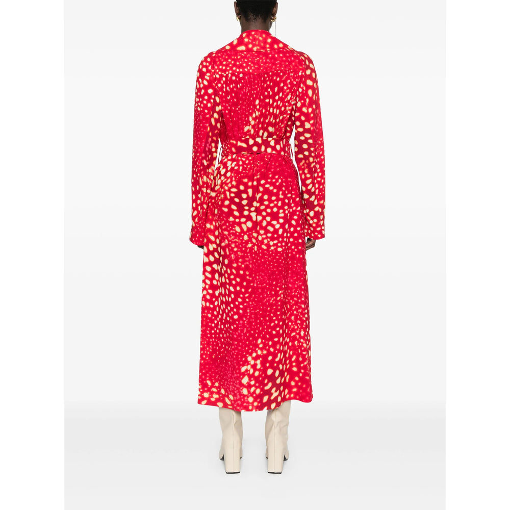 Crimson Double-breasted Tailcoat