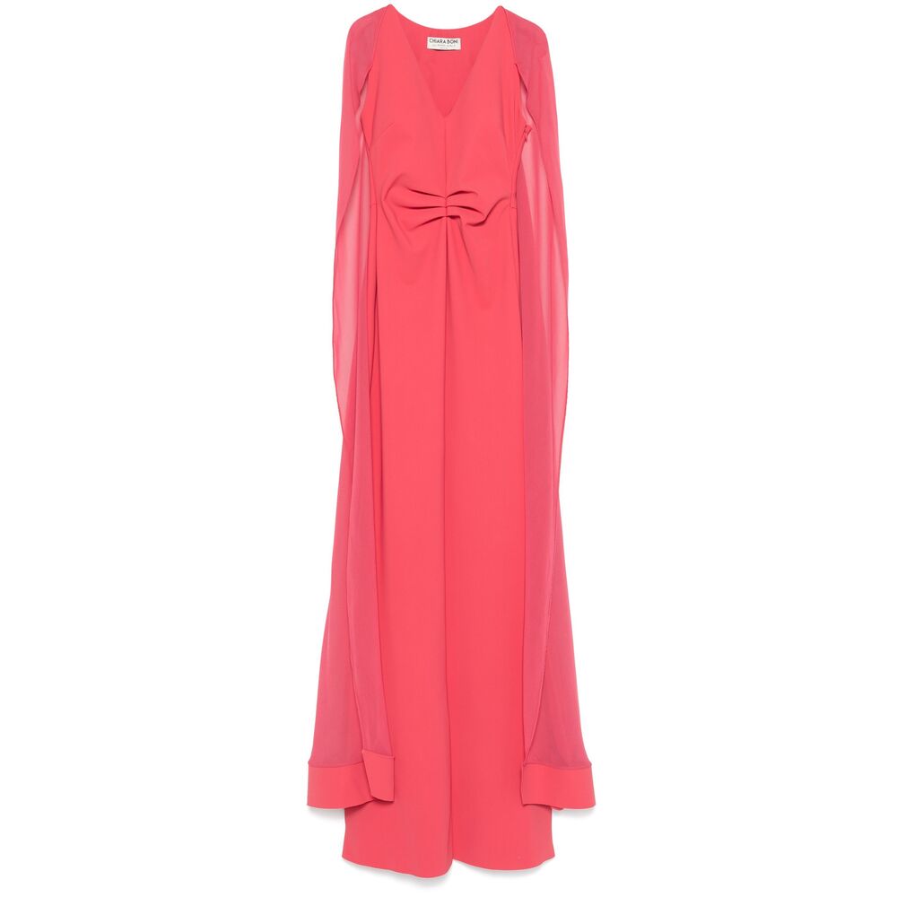 Raspberry Pink V-cape Top