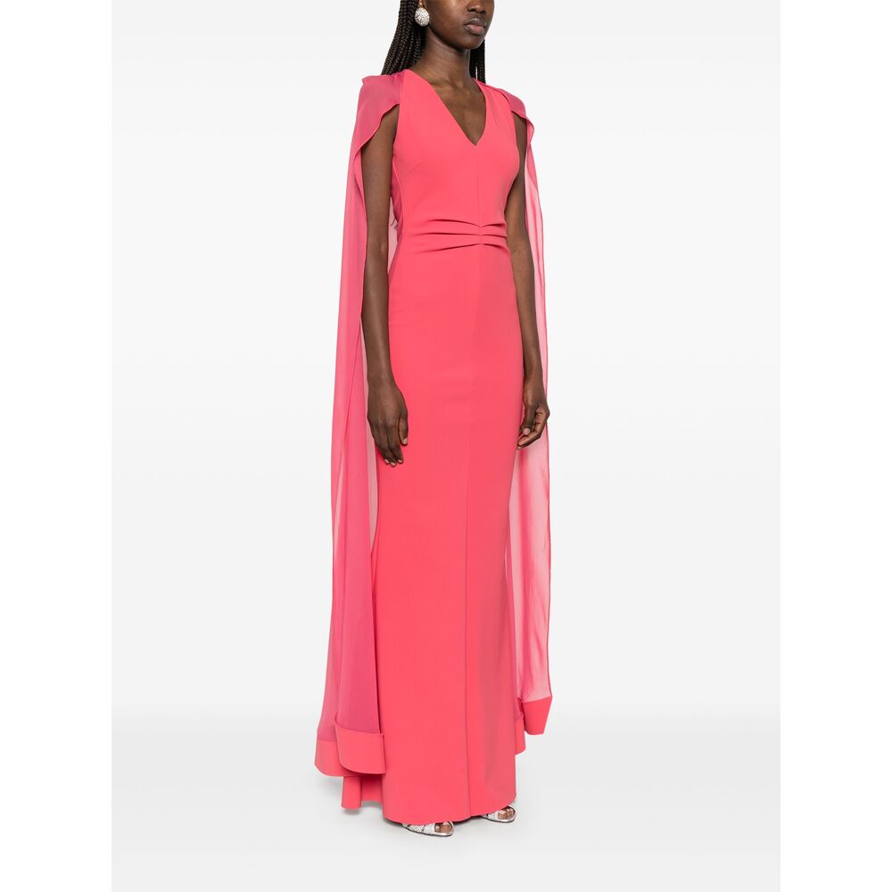 Raspberry Pink V-cape Top