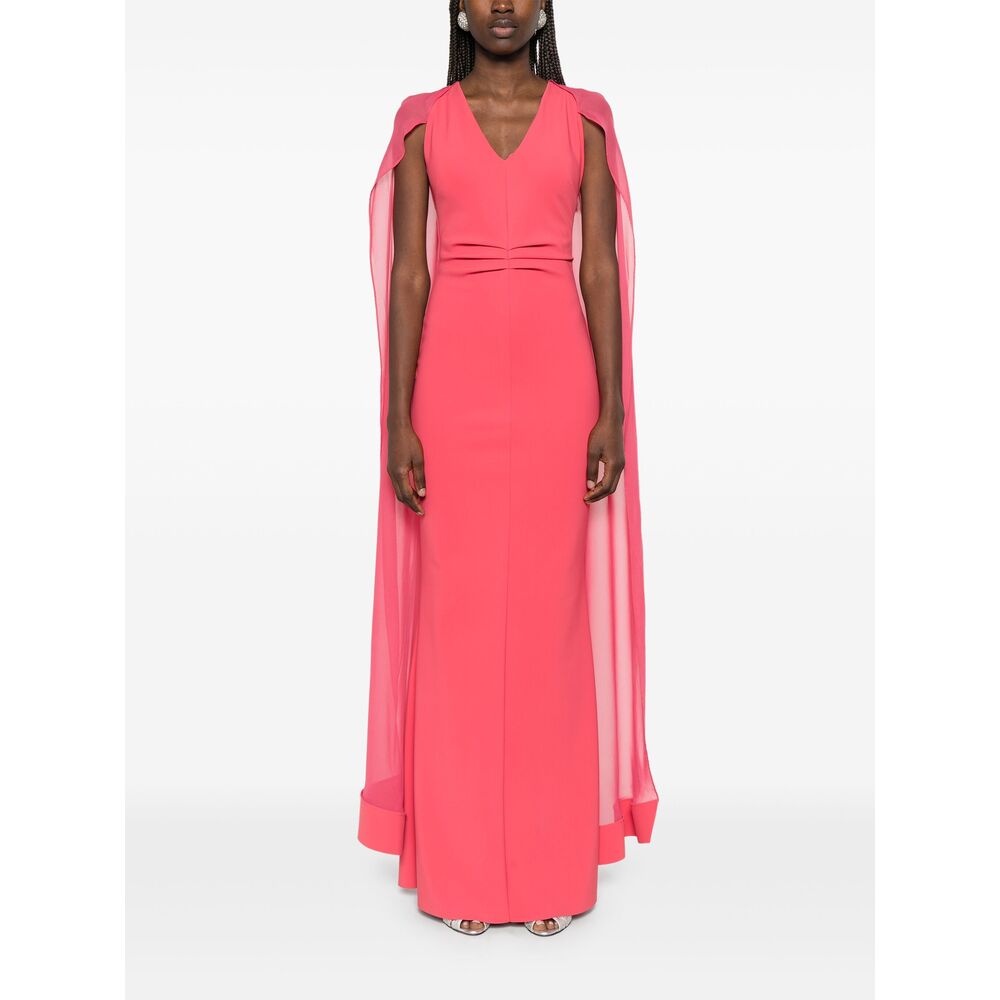 Raspberry Pink V-cape Top