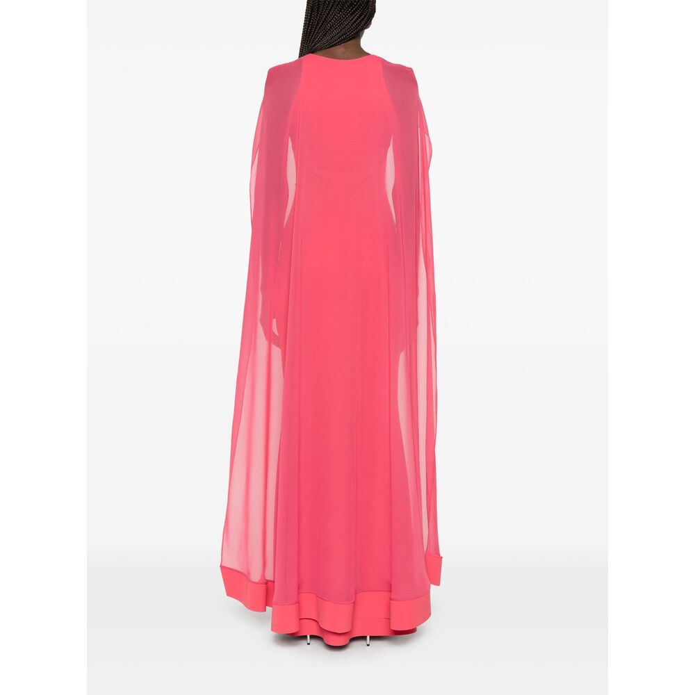 Raspberry Pink V-cape Top