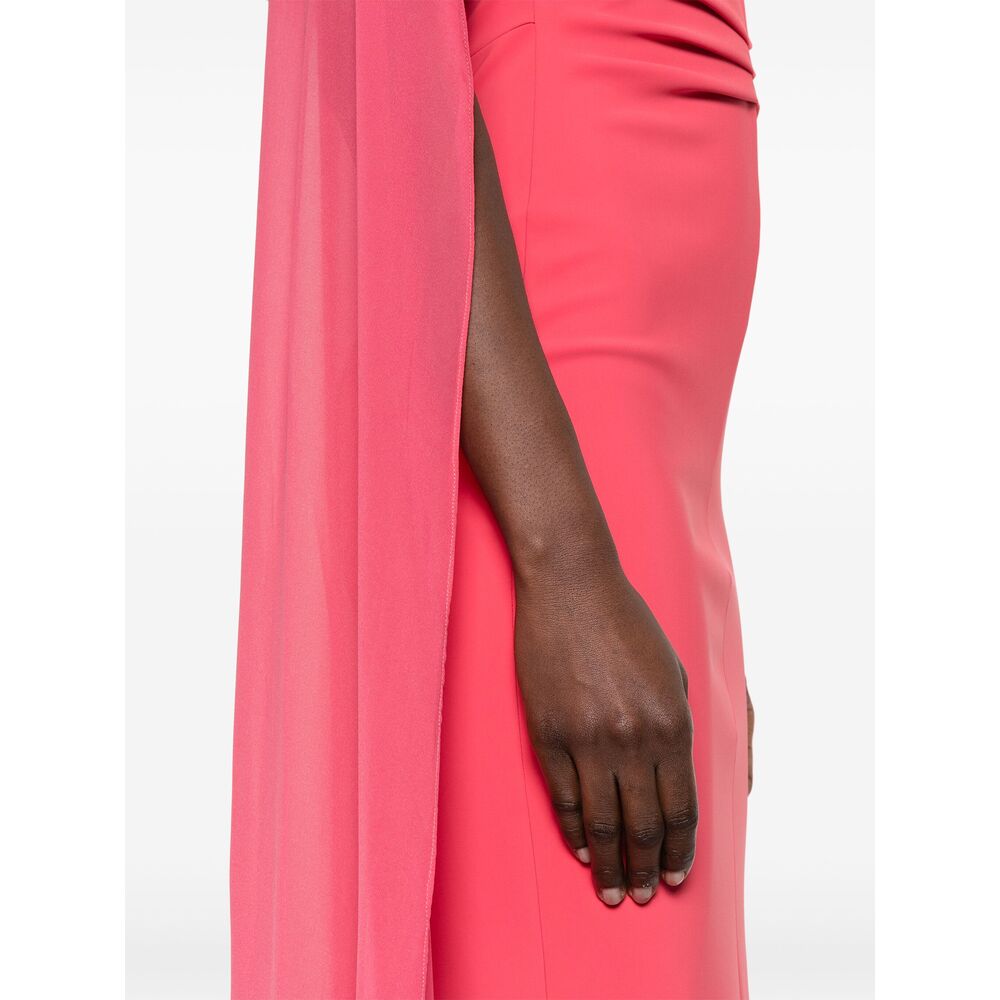 Raspberry Pink V-cape Top