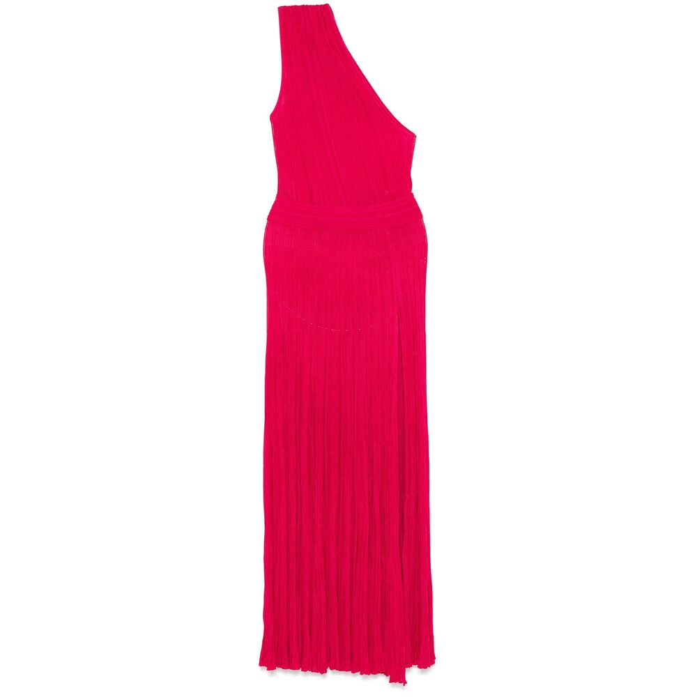 Effortless Pink Slit Dress