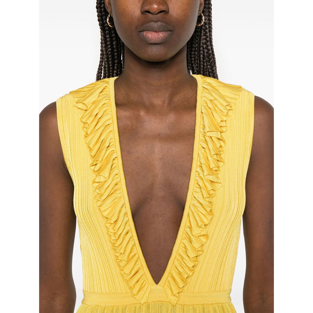 Sunflower Ruffle Vest