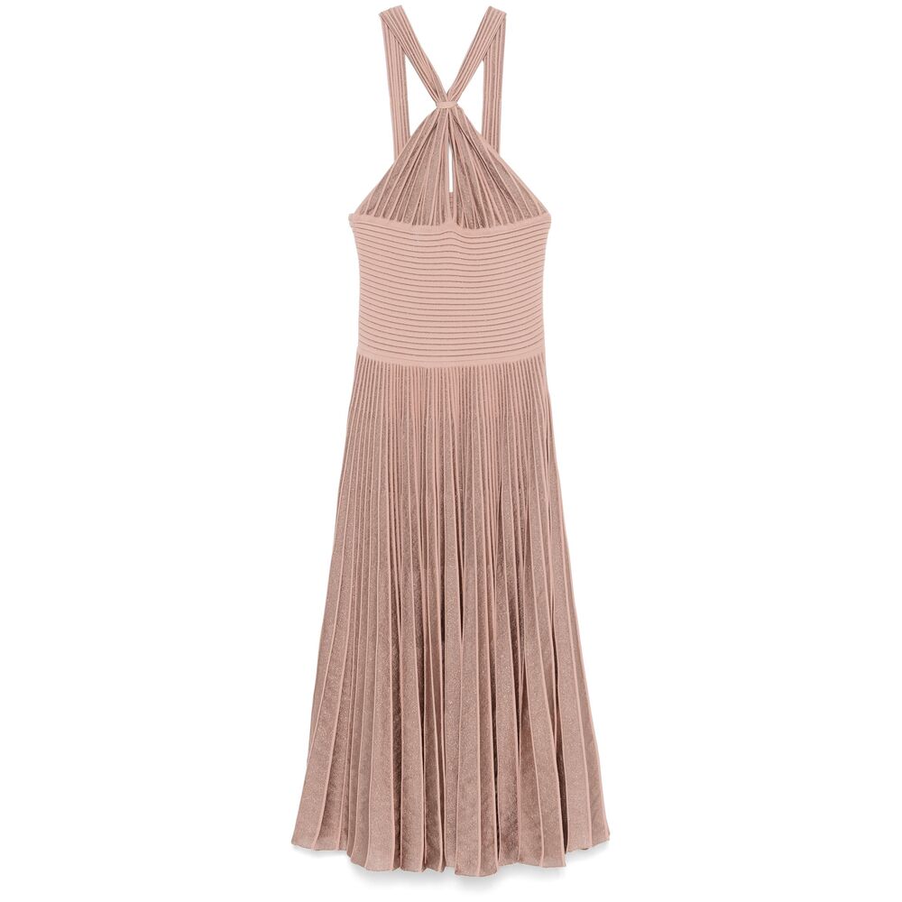 Soft Beige Lurex Knit Top