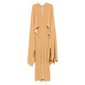 Dark Yellow Polyester Blazer