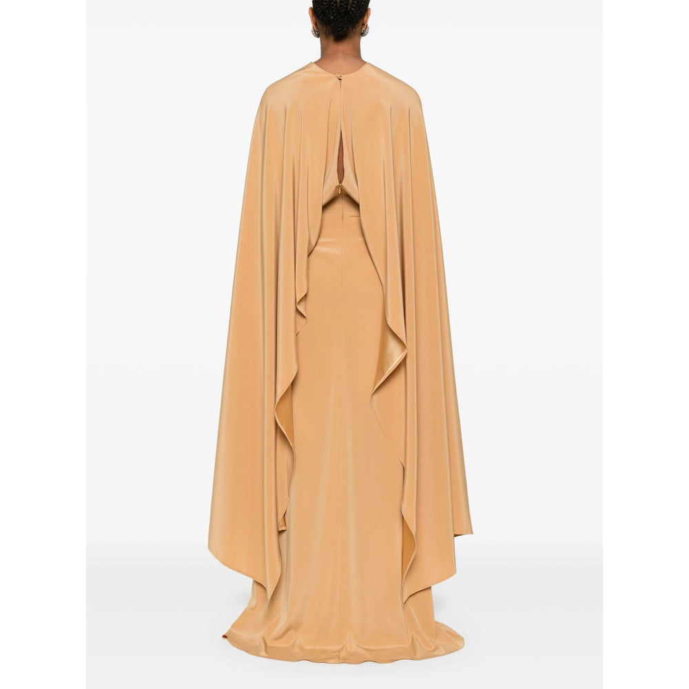 Dark Yellow Polyester Blazer