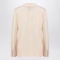 Wool and silk single-breasted jacket