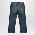 Blue washed denim jeans