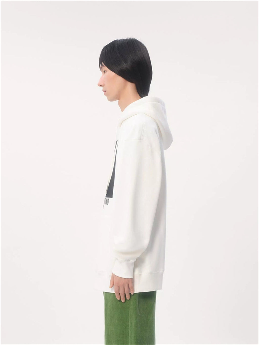 CHEZ PRINTED COTTON HOOD