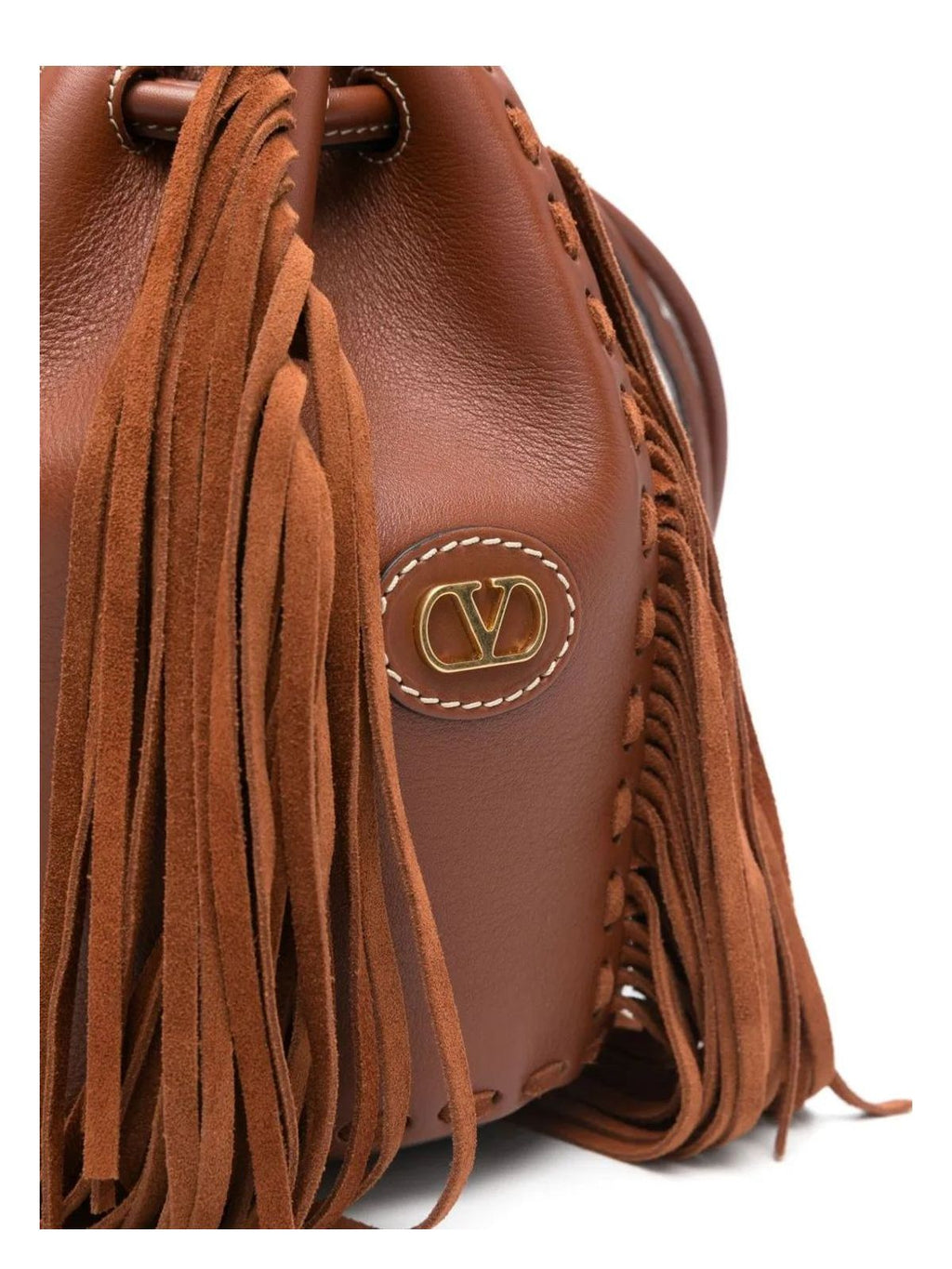 LEATHER BUCKET BAG