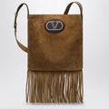 Beige suede Nellcôte bag