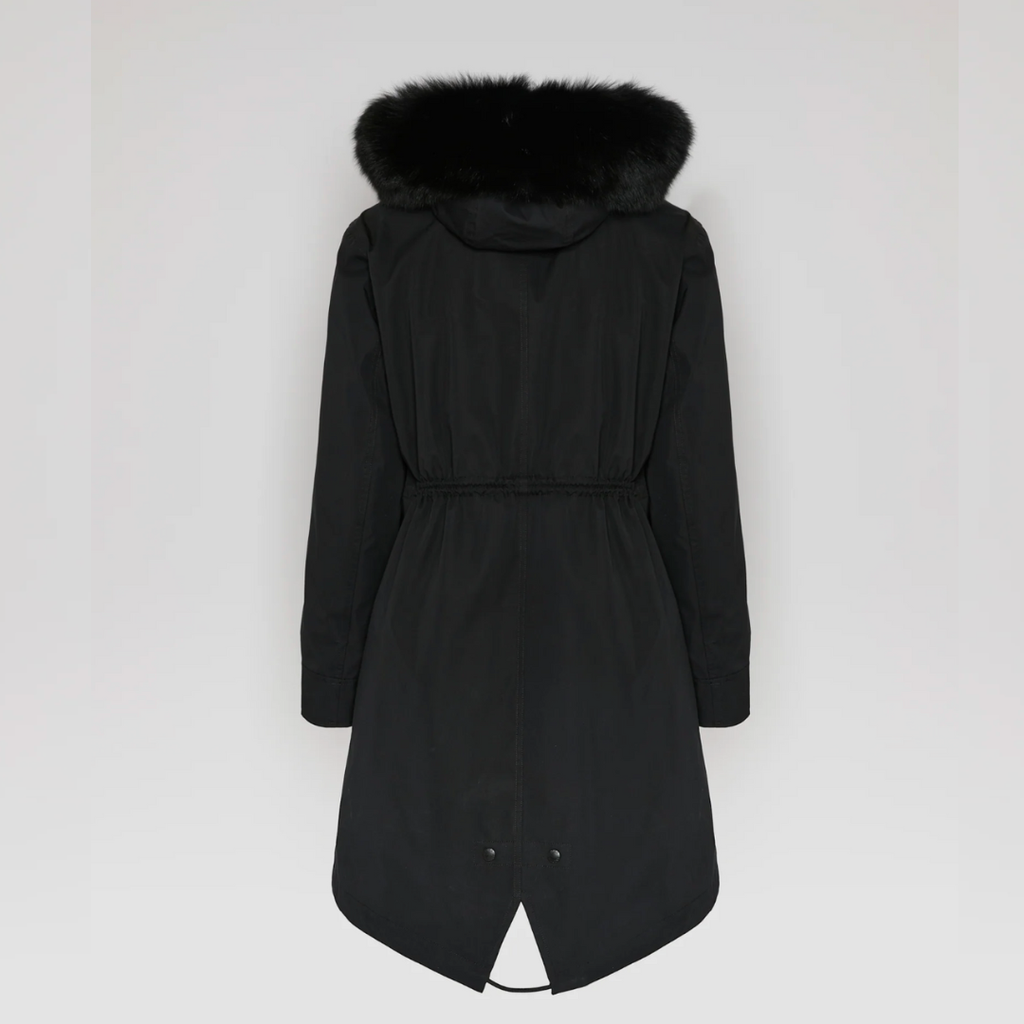Yves Salomon Parka - Noir