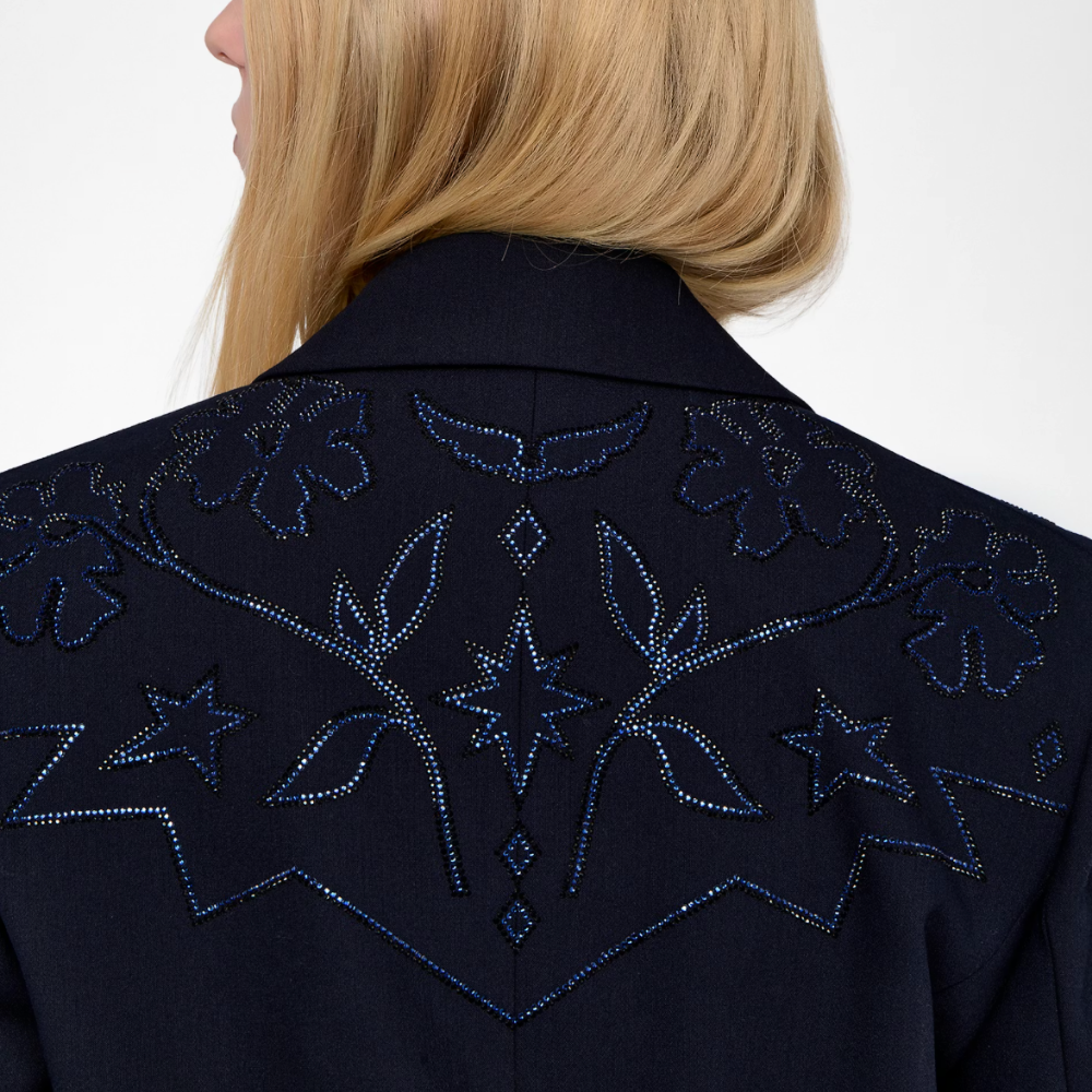 Zadig & Voltaire Vavy Strass Blazer - Encre