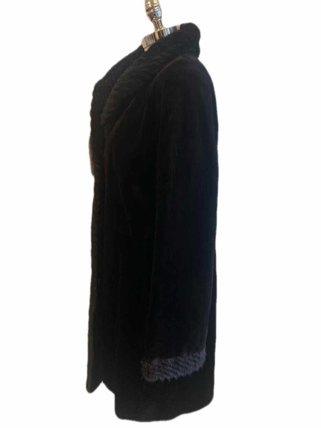 NL Black Fur Coat | M