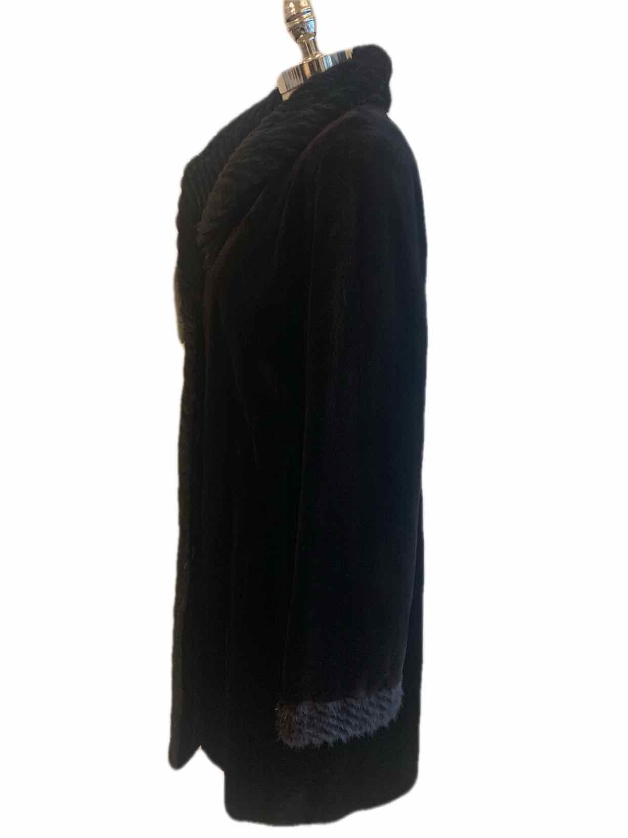 NL Black Fur Coat | M