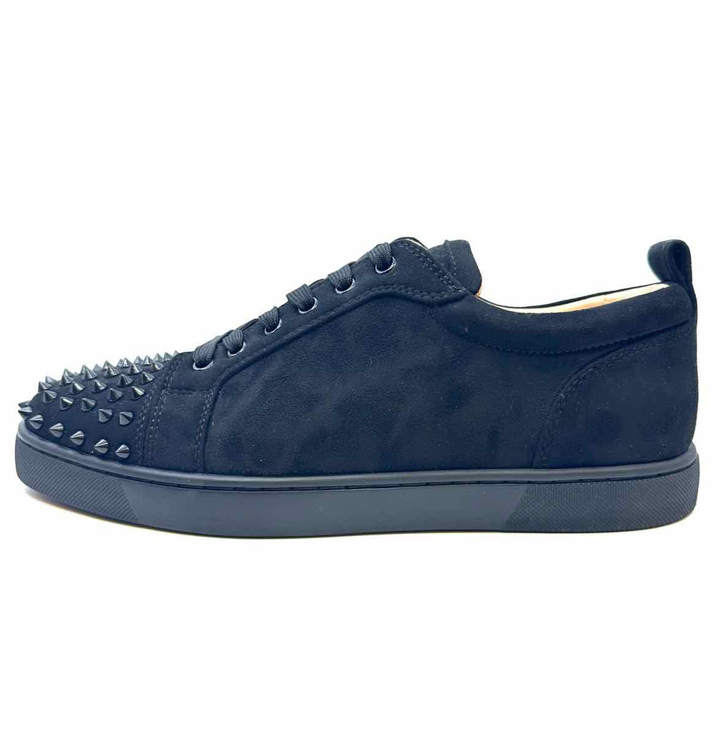 CHRISTIAN LOUBOUTIN Size 11 Black Suede Sneakers
